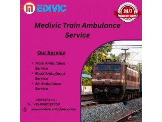 Medivic Aviation Train Ambulance in Guwahati Comes with the Most Advanced Medical Tools