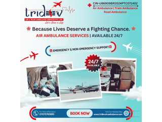 All Assistance Is Here Tridev Air Ambulance Services in Patna for Patients