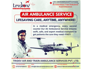 We Shift You by Tridev Air Ambulance Services in Ranchi in Severe Condition