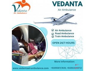 Book Matchless Vedanta Air Ambulance Service in Raipur at an Affordable Price