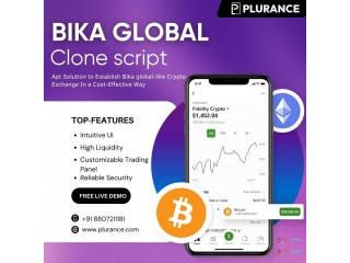 Launch a Next-Generation Exchange Platform with Our advanced Bika Global Clone Script