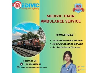 Get Medical Care in trains with Medivic Aviation Train Ambulance in Kolkata