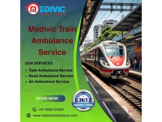 Medivic Aviation train ambulance carries patients in Delhi equipped with modern medical equipment
