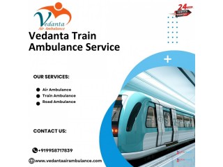 Vedanta Train Ambulance in Bangalore booking is Available all over India