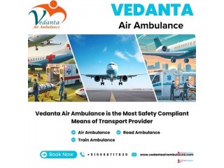 Book Vedanta Air Ambulance Service in Gorakhpur for Reliable and Fast Patient Shifting
