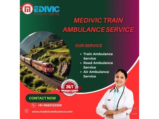 Medivic Aviation Train Ambulance provides high-level medical aid and ICU services in Guwahati