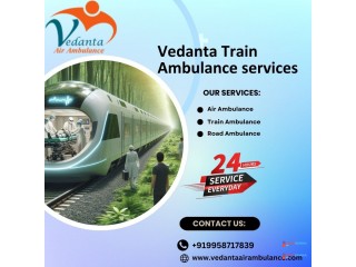 Vedanta Train Ambulance Services in Patna made the transfer go smoothly