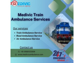 Medivic Aviation Train Ambulance Service in Guwahati provides treatment at very affordable cost