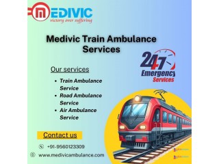 Medivic Aviation Train Ambulance facilitates transfer with paramedic team in Patna