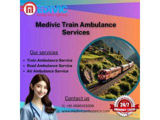 Patients get continuous support through Medivic Aviation Train Ambulance Services in Kolkata