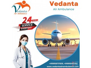 Book Finest Vedanta Air Ambulance Service in Ranchi with Reliable Medical Service