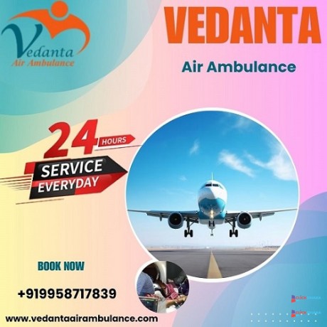 book-reliable-vedanta-air-ambulance-service-in-varanasi-with-advanced-medical-equipment-big-0
