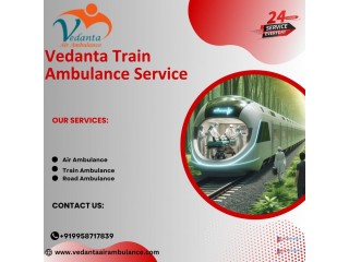 Shift Your Loved One Comfortably with Vedanta Train Ambulance Services in Kolkata