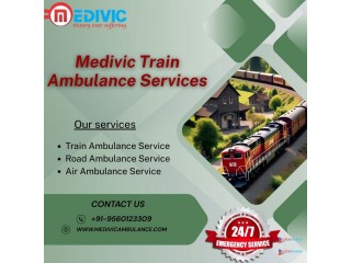 Medivic Aviation Train Ambulance Providence High-Speed Transfer in Delhi