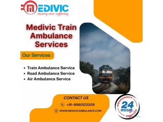 The precise transfer is provided by Medivic Aviation Train Ambulance in Ranchi