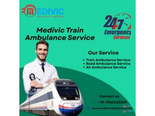 Medivic Aviation train ambulance in Kolkata provides treatment to patients at budget-friendly rates