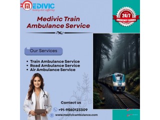 Book Medivic Aviation Train Ambulance in Bangalore for quality treatment during transfer