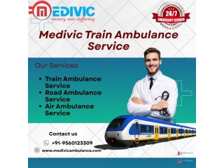 Use Medivic Aviation Train Ambulance Services in Delhi to Move Your Patient Safely