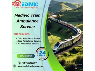 Use Medivic Aviation Train Ambulance services in Guwahati to transport your patient safely