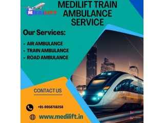 Medilift Train Ambulance in Kolkata is a Reputable Name in Patient Transport Service