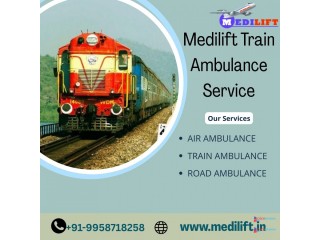 Medilift Train Ambulance in Guwahati offers cost-effective Medical Transfers