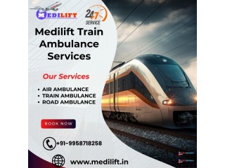 Here is the best Medilift train ambulance in Delhi with a doctor team