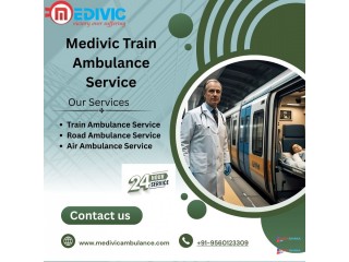 Patient shifted to hospital by Medivic Aviation Train Ambulance in Guwahati