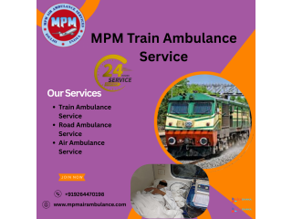 MPM Train Ambulance in Lucknow provides stable transport