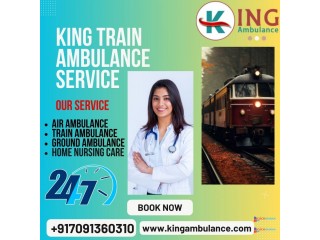 Now you can book King Train Ambulance Service in Guwahati at affordable prices