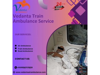 Vedanta Train Ambulance in Ranchi is loaded with important Medical gear