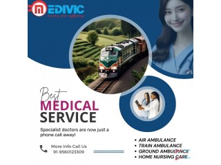 Medivic Ambulance Train Services in Patna: Assisting with Isolated Patient Transfers
