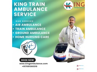 Now book King Train Ambulance Service in Ranchi 24 hours anytime anywhere