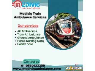 Choose Medivic Train Ambulance Services in Ranchi for Exceptional Care during Your Journey
