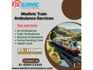 Get a Medivic Train Ambulance in Mumbai to guarantee you get to the hospital on time