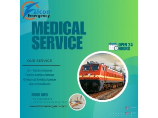 Now, the patients get timely treatment through the use of the Falc Train Ambulance Service in Delhi
