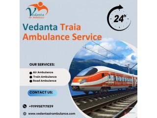 Vedanta Train Ambulance Services can help you get better emergency care facilities in less time