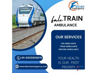 Falc Emergency Train Ambulance in Guwahati backs advanced critical cases
