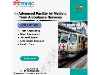 Medivic Train Ambulance in Patna Provides Patients with Continuous Monitoring