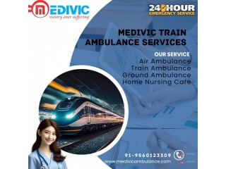 Get Relocation from the Medivic Train Ambulance in Guwahati without Any Issues