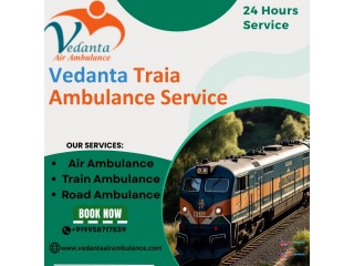 Vedanta Train Ambulance in Pune transports patients without any extra stress