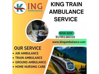 King Train Ambulance in Guwahati is always ready to help injured patients 24 hours a day