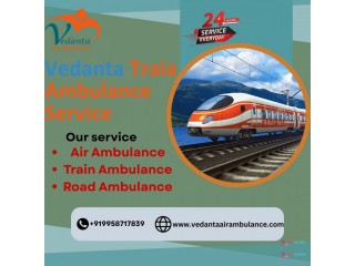 Vedanta Train Ambulance Service with Life Saving Medical Team in Vellore