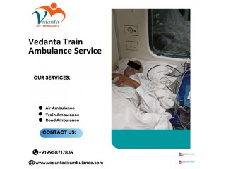 Contact the Vedanta Train Ambulance Service in Kolkata for safety