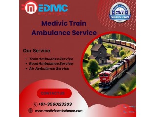 Book Medivic Train Ambulance in Darbhanga for a World-Class Transfer Journey