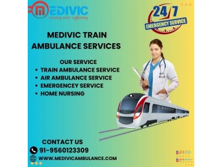Medivic Train Ambulance offers continuous medical transportation in Guwahati