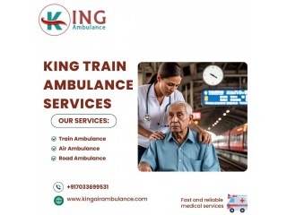 King Train Ambulance in Ranchi is in charge of all transfer coordination