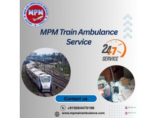 MPM Train Ambulance Services in Darbhanga provides treatment with all the equipment
