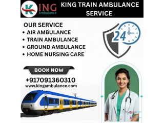 King Train Ambulance in Kolkata is Available On-time for the Patients