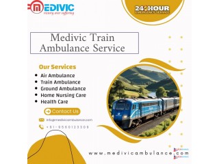 Medivic Train Ambulance in Kolkata Helps in the Safe Transfer of Critical Patients