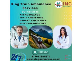 King Train Ambulance Service in Chennai provides the fastest medical care in the world